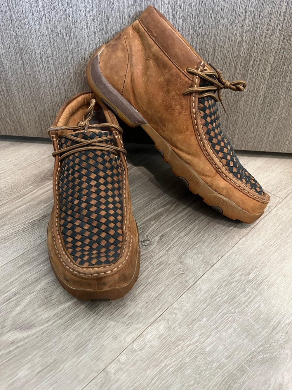 Twisted X Men’s Tan and Black Chukka Woven Boots